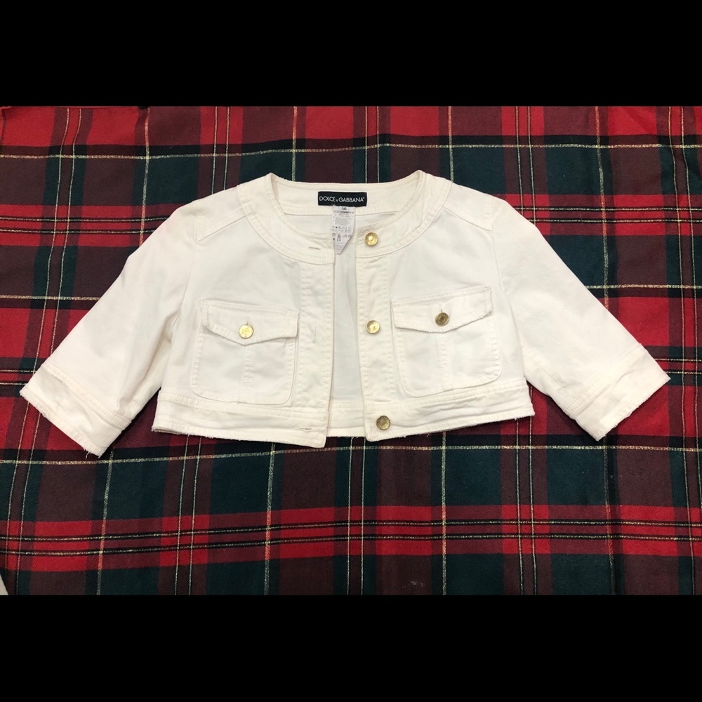 Dolce & Gabbana denim bolero women’s XS/36